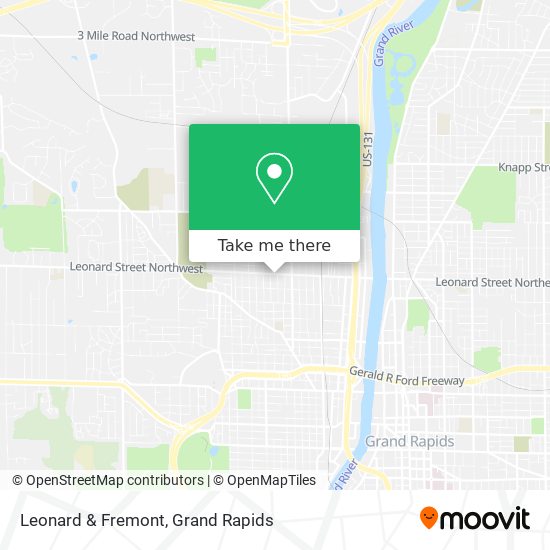 Leonard & Fremont map
