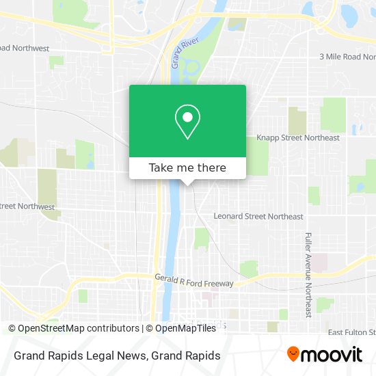 Grand Rapids Legal News map
