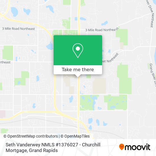 Seth Vanderwey NMLS #1376027 - Churchill Mortgage map
