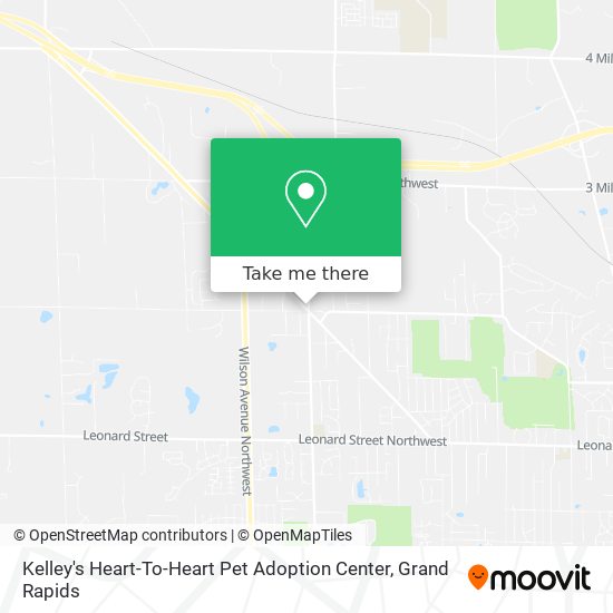 Kelley's Heart-To-Heart Pet Adoption Center map