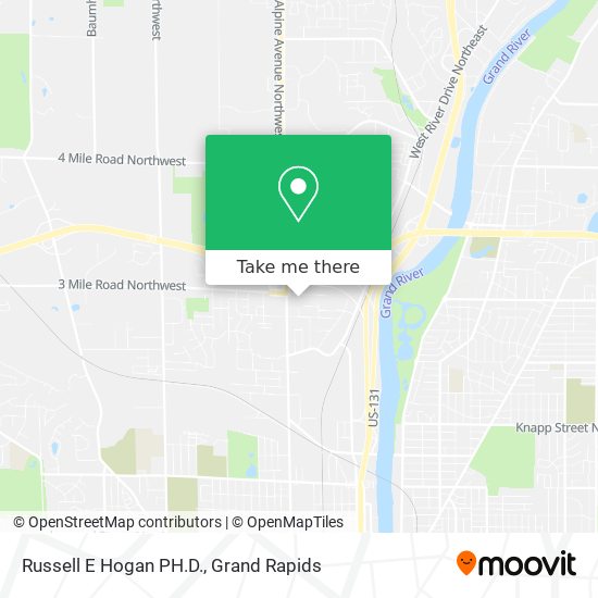 Russell E Hogan PH.D. map