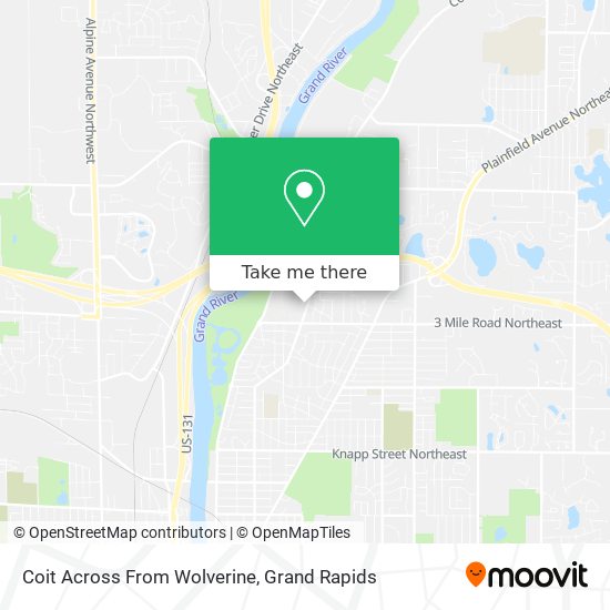 Coit Across From Wolverine map