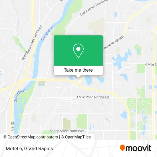Motel 6 map