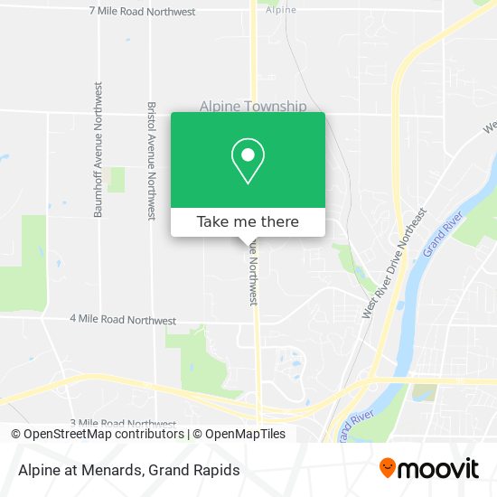 Mapa de Alpine at Menards