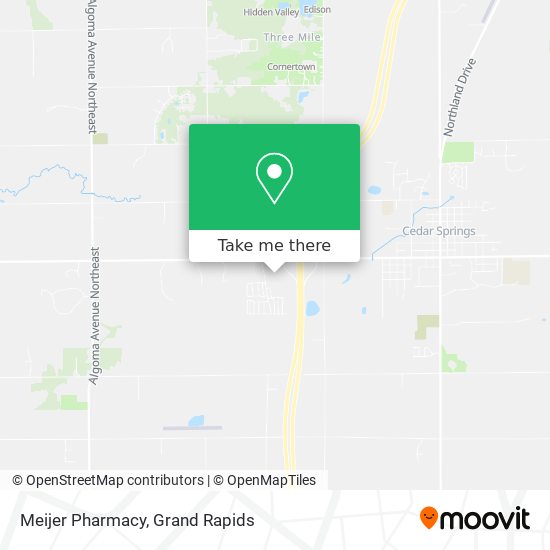 Meijer Pharmacy map