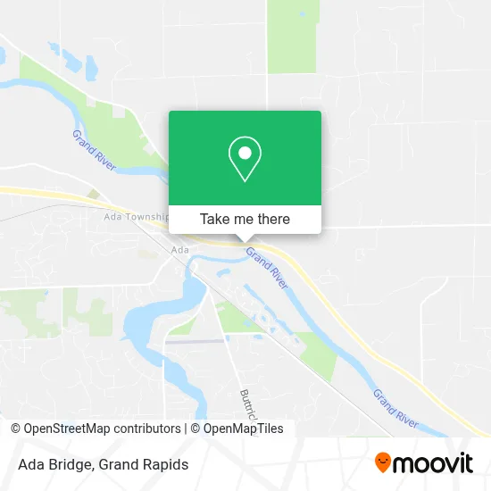 Ada Bridge map