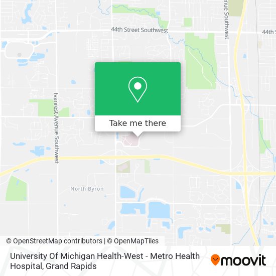 University Of Michigan Health-West - Metro Health Hospital map