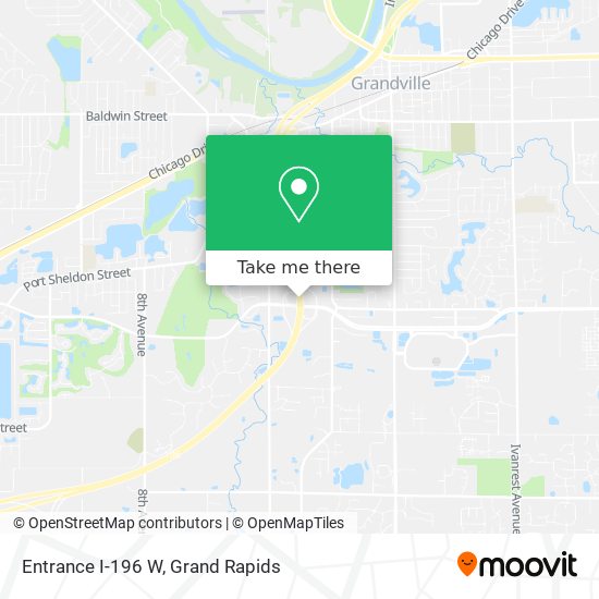 Entrance I-196 W map