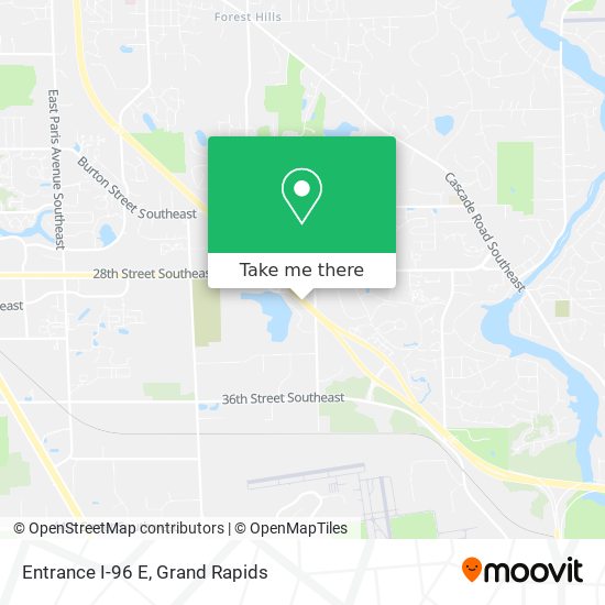 Mapa de Entrance I-96 E
