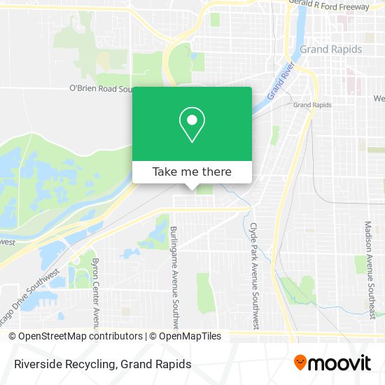 Riverside Recycling map