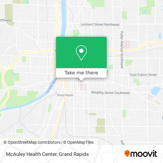 McAuley Health Center map