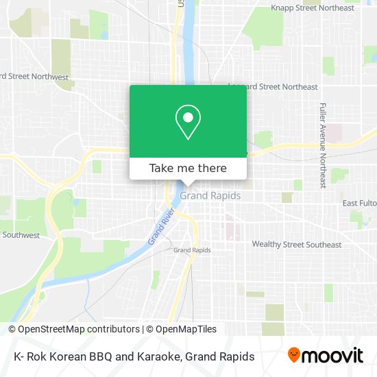 Mapa de K- Rok Korean BBQ and Karaoke