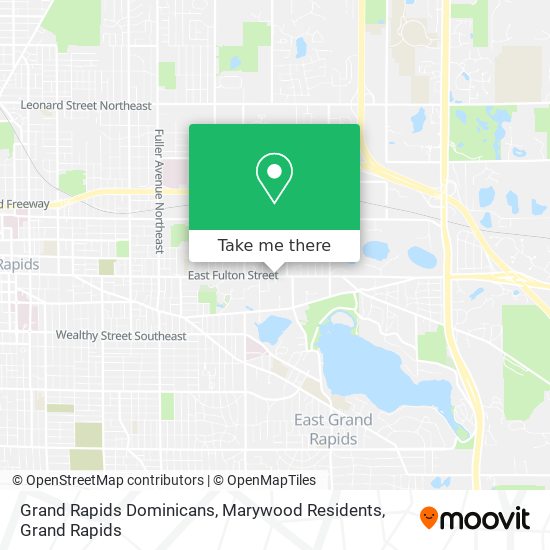 Mapa de Grand Rapids Dominicans, Marywood Residents