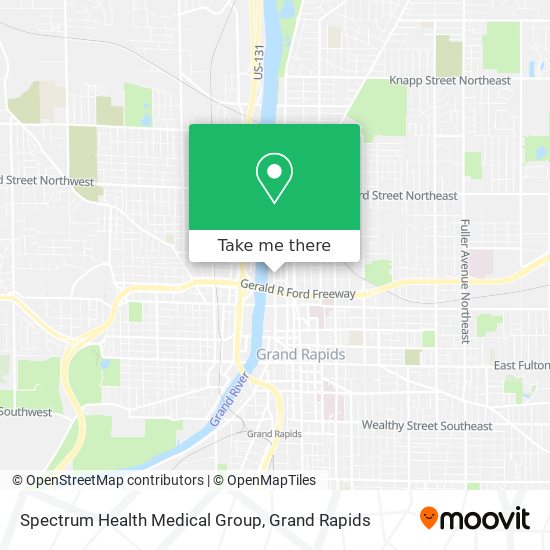 Spectrum Health Medical Group map