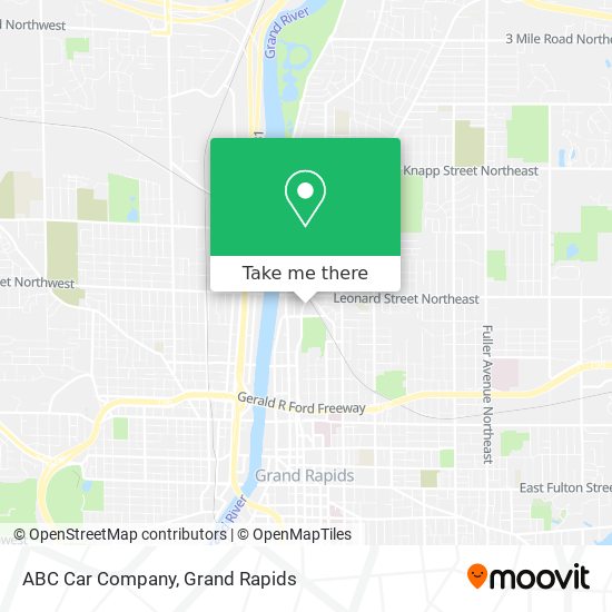 ABC Car Company map