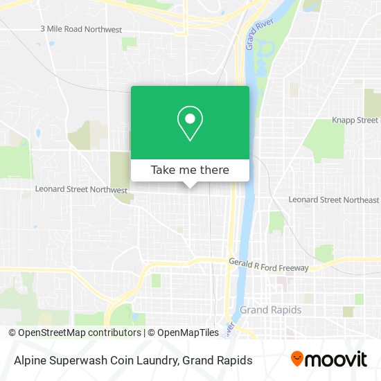 Alpine Superwash Coin Laundry map