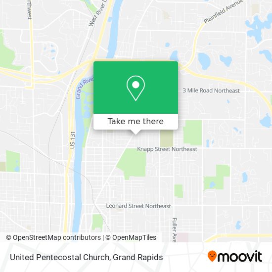 United Pentecostal Church map