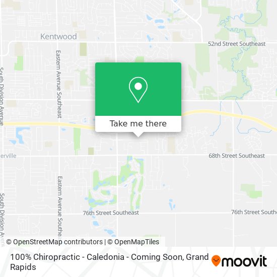 Mapa de 100% Chiropractic - Caledonia - Coming Soon