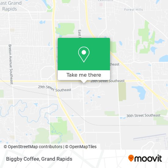 Biggby Coffee map