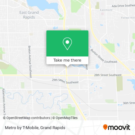 Mapa de Metro by T-Mobile