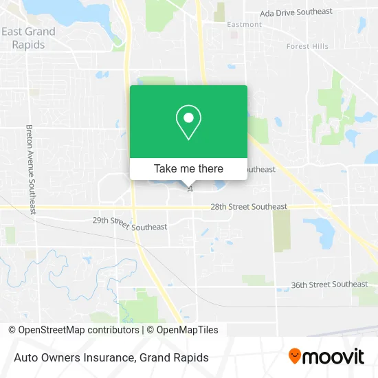 Auto Owners Insurance map