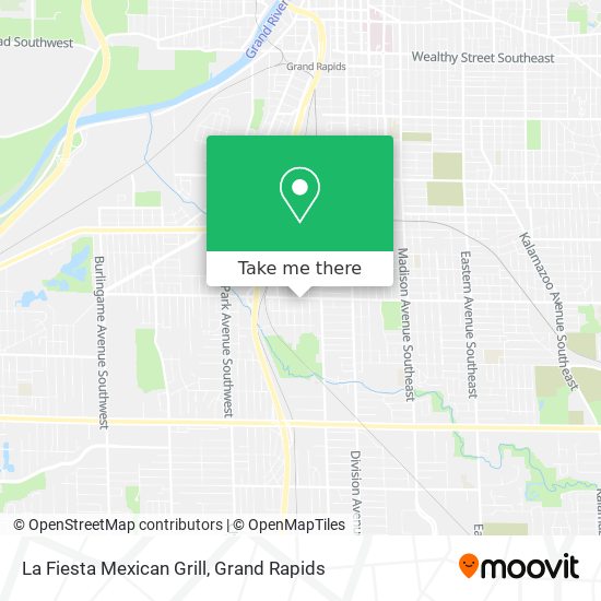 La Fiesta Mexican Grill map