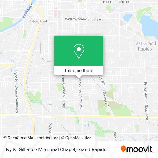 Mapa de Ivy K. Gillespie Memorial Chapel