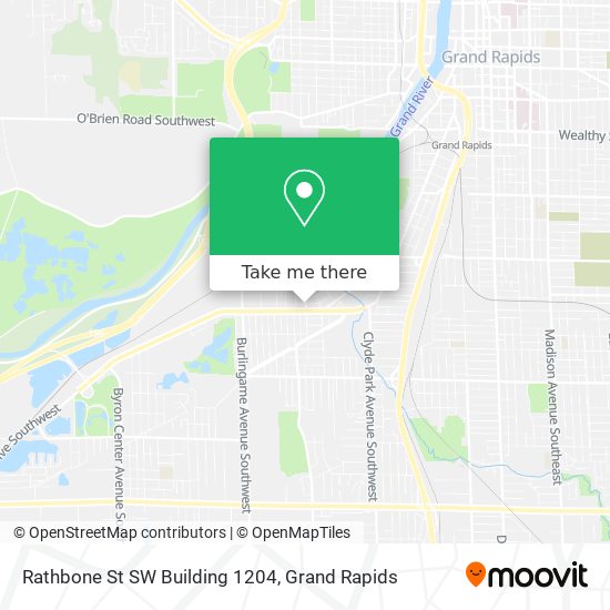 Rathbone St SW Building 1204 map