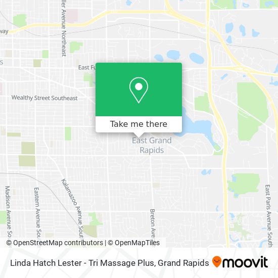 Linda Hatch Lester - Tri Massage Plus map