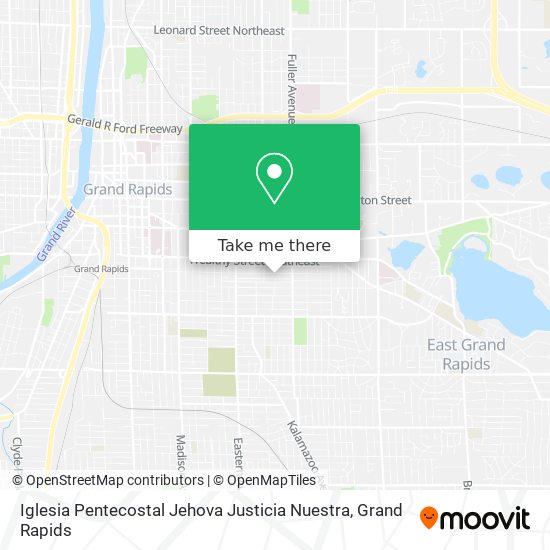 Iglesia Pentecostal Jehova Justicia Nuestra map