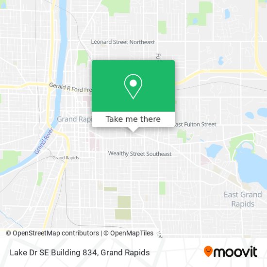 Lake Dr SE Building 834 map