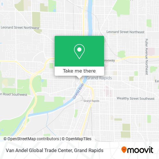 Van Andel Global Trade Center map