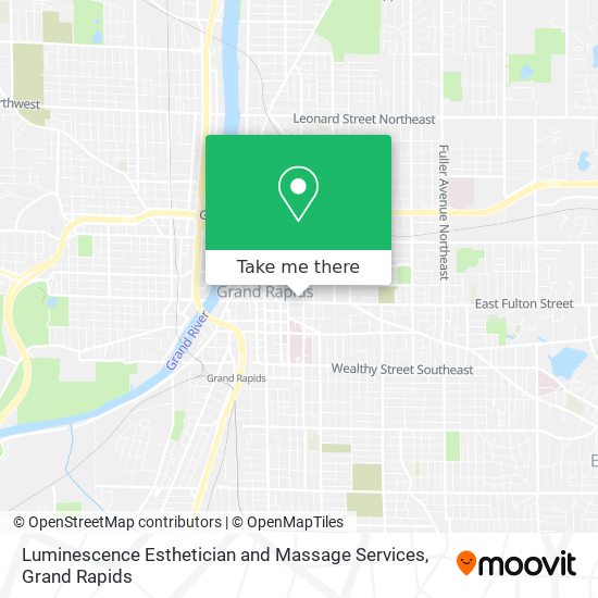 Luminescence Esthetician and Massage Services map
