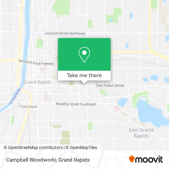 Mapa de Campbell Woodworki