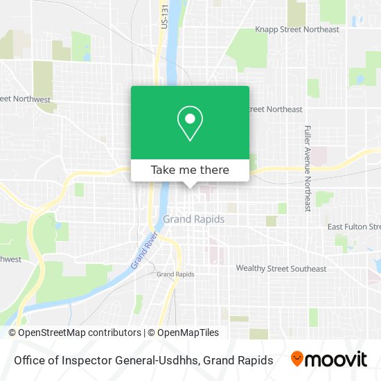Office of Inspector General-Usdhhs map
