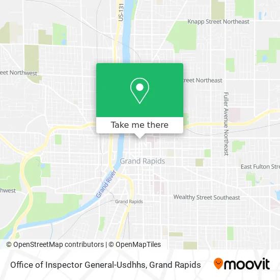 Mapa de Office of Inspector General-Usdhhs