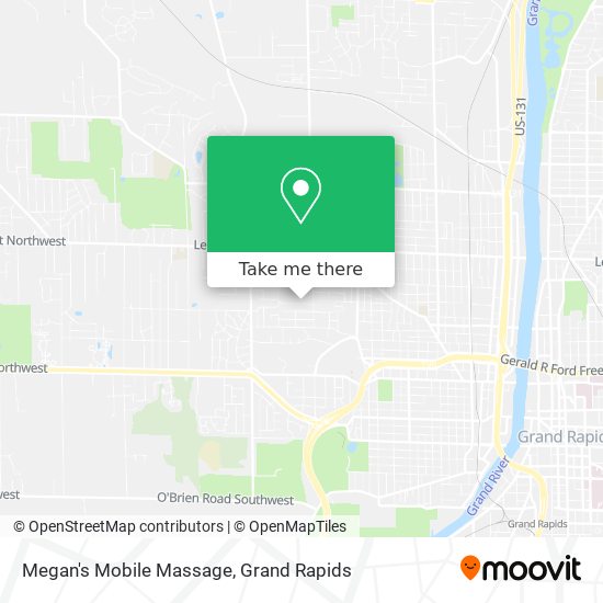 Mapa de Megan's Mobile Massage