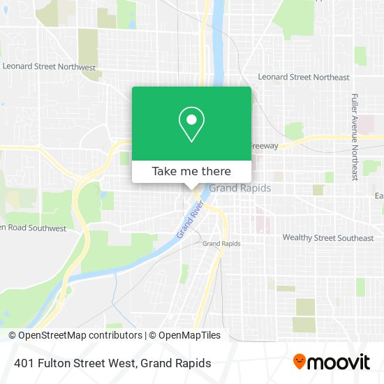 401 Fulton Street West map