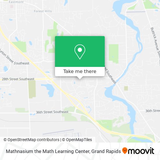 Mapa de Mathnasium the Math Learning Center
