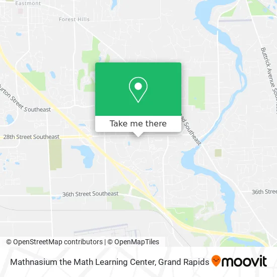 Mathnasium the Math Learning Center map