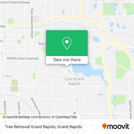 Tree Removal Grand Rapids map