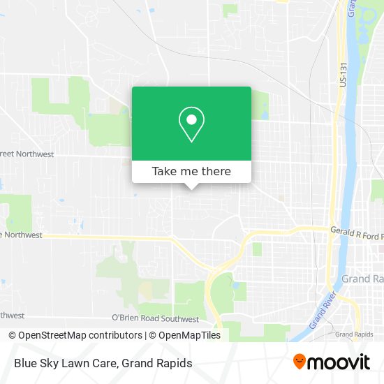 Blue Sky Lawn Care map