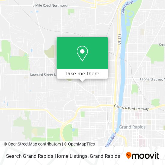 Search Grand Rapids Home Listings map