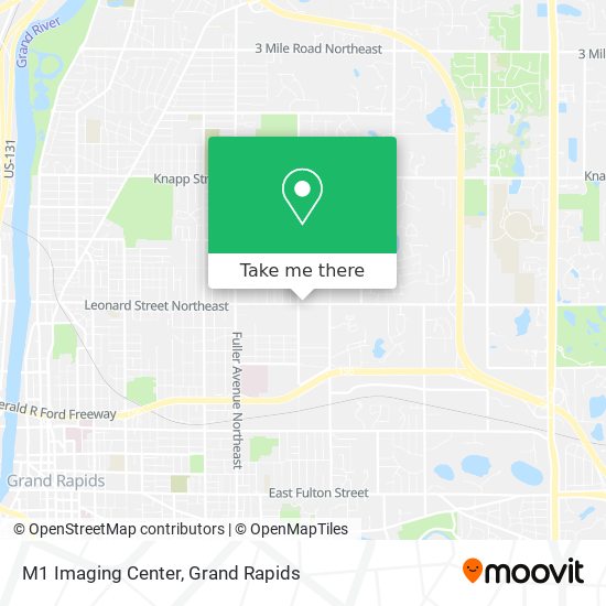 M1 Imaging Center map