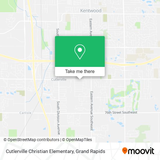 Cutlerville Christian Elementary map