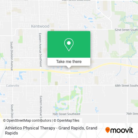Athletico Physical Therapy - Grand Rapids map