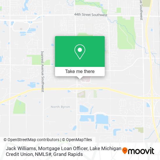 Jack Williams, Mortgage Loan Officer, Lake Michigan Credit Union, NMLS# map