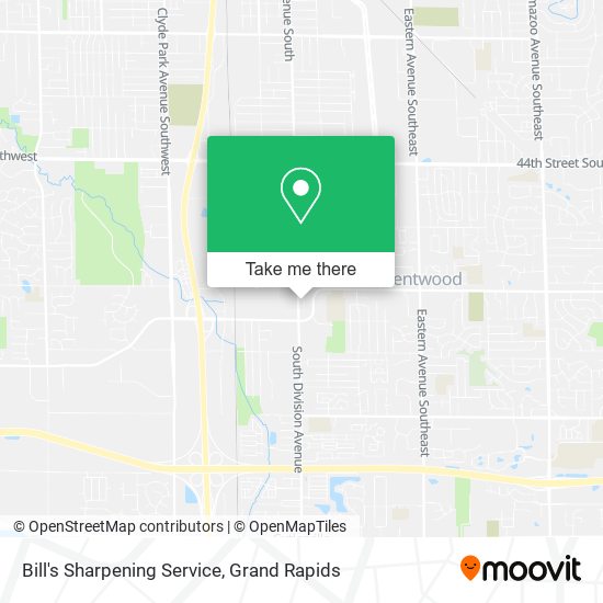 Mapa de Bill's Sharpening Service