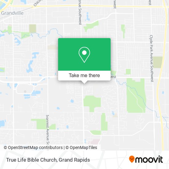 True Life Bible Church map