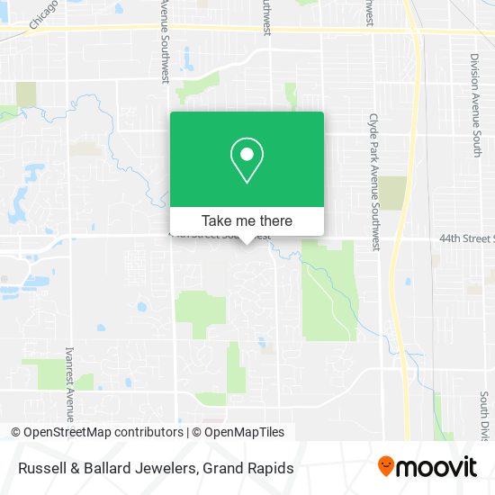 Russell & Ballard Jewelers map